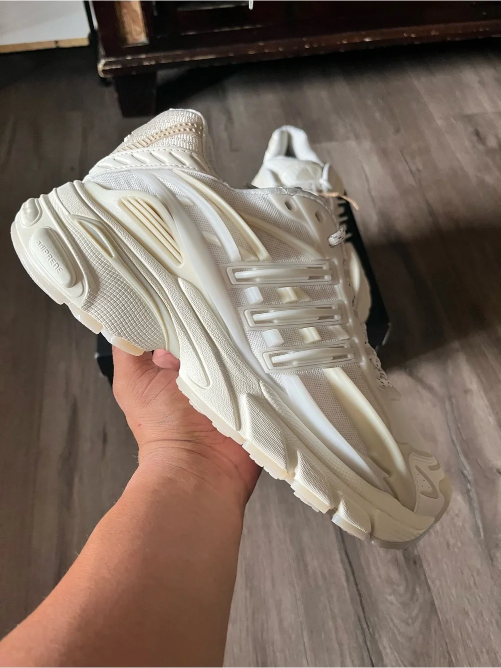adidas Originals PW Adistar Jellyfish White Low Top Lace-Up Sneaker KH6730